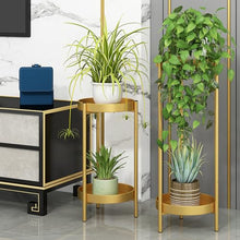 2 Tier Stand for Indoor Outdoor, Plant Stand Indoor Outdoor Metal Plant Rack Organizer Plant Rack,Display Shelf Racks for Home Garden Office