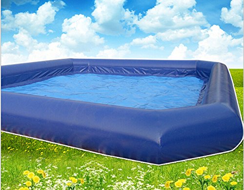 INTBUYING Inflatable Water Pool Blue