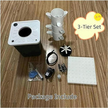 FLTRGO Hydroponics Growing System Garden Hydroponic Soilless Cultivation Kits DIY Balcony Dimensional Planting Column Pp Colonization Cups Vegetable Grow Tower Indoor Garden