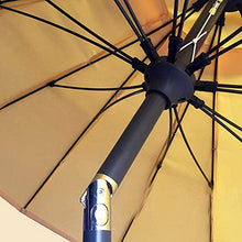 JDXQBLD Outdoor Garden Parasol Umbrella |2.7M| Round/Tiltable/with Crank / 38MM Umbrella Pole, for Terrace/Patio/Balcony/Coffee Table - Without Base，Purple