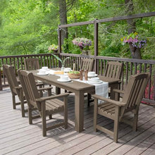 highwood Lehigh 7pc Rectangular Dining Set 84" x 42", Woodland Brown