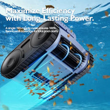 [2026 Release] Automatic Robotic Pool Vacuum for Inground & Above Ground Pools, Wall Climbing Pool Vacuum Cleaner, Cleans Floor, Walls, Waterline, Drain & Skimmer up to 2150 Sq. Ft., 190 Min
