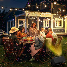 Garden Lights Star Christmas Projector, Moving Lighting LEDs, Landscape Spotlight, Decorations Stage Lights, Ultra-Wide Projection, Tree Topper (White)