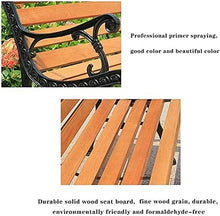 ERoomQ Outdoor GThe Bench,Patio Bench Park Bench Outdoor Conversation Couch, 49in Park GThe Bench Terrace Bench, Outdoor Double seat Courtyard cast Iron Metal seat