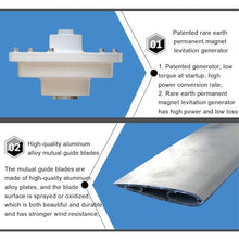 3000W Wind Turbines Generator With Controller- Rare Earth Maglev Ultra-Low 1.5m/s Startup For Home/Off-Grid Emergency Power (12V 24V)