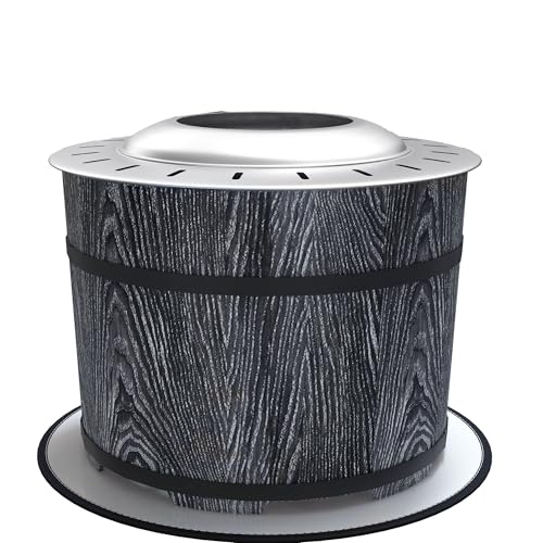 Bonfire Stove Smokeless Magnesium Oxide Portable Matte Black with Compact Durable Lightweight Construction Efficient Burn Technology Premium Quality Design
