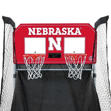 Pop-A-Shot Home Dual Shot with Nebraska Cornhuskers NCAA Graphics Red