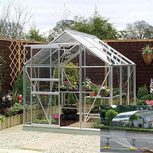 ZRUTIMI Solid Transparent Polycarbonate Greenhouse Panels are Used for rain and Sun Protection in corridors, terraces, courtyards and greenhouses(3mm,1x20m/3.3x65.6ft)
