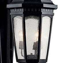 Bailey Street Home 3 Light Outdoor Wall Mount Rubbed Bronze 40.25" Tall