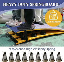BTOIASYHF Diving Board for Pool, Gymnastics Springboard for Adults, Dual-Use Jump Training Platform with 9 Upgraded Springs, Slip-Resistant Surface, Heavy-Duty Hardwood Frame