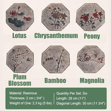 Outdoor Stepping Stones,1Pcs Stepping Stones for Garden,Paver Stones,Garden Stepping Stones Outdoor,Round Stepping Stones Decorative Garden Stones，Oriental Style Stepping Stone for Decor(1 PACK)