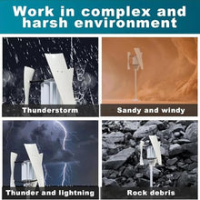 ZXINXIN Vertical Wind Generator Wind Wheel Wind Turbine Wind Power Plant 12V/24V with Controller Power Turbine Vertical 3 Blade Outdoor 24V