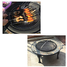 cfycfy987 Grilling Table Barbecue Table Villa Yard Stove Outdoor Household Carbon Grill Garden Iron Outdoor