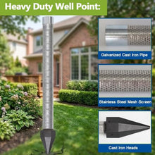 Sand Point Well Kit/ReinforcedCast IronPoint/Drive Well Point 5+1kit