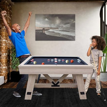 Freetime Fun Bumper Pool Table 54" Rustic Oak