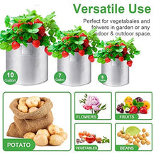 Waterproof Garden Pots Planters Grow Bags for Vegetables Non-Woven Potato and Tomato Planting Flower Pot Garden Tool (Size : 7 Gallon-2pcs) (5 Gallon)
