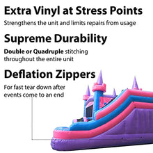 TentandTable Inflatable Bounce House Water Slide with Blower, Commercial Grade, Classic Pink