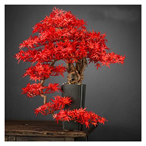 FAFACAI Small Bonsai 1 PC Welcome Pine Bonsai Desktop Decoration Living Room Home Dector Fake Tree Green Potted Plant Ornaments Scenery Fake Plant Greenery Decor for Desk (Color : E) (F)