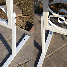 JIAOCKJIAO Metal Garden Trellis,Decorative Garden Obelisk Fence Frame with Base,Iron Art Climbing aid Support for Plants for Decoration Courtyard/Lawn/Patio/Backyard/Terrace (Color : Black)