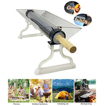Dntum Portable Solar Power Cooker BBQ Grill Solar Oven Cooker Stove, 304 Stainless Steel Outdoor Oven Camping Stove for Hiking Kitchen Tools