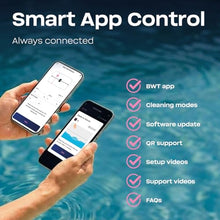BWT BATBROWN Cordless Robotic Pool Cleaner, Cleans Floor, Walls & Waterline, Up to 3-Hour Runtime, 4,500 GPH Suction, for Above-Ground & In-Ground Pools