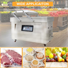 HayWHNKN Two Chamber Food Vacuum Sealer Stainless Steel 20inch