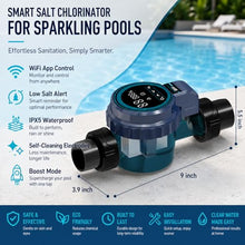 Salt Water Pool Chlorinator System, 26,500 Gal Above Ground Pools