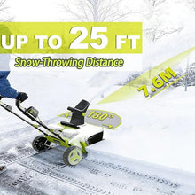 GSHSHOU Electric Snow Blower, 40V Lithium Battery, 20in Electric Snow Shovel, Throwing Distance 25ft, Dual LED Lights, 3500W Brushless Motor, Helps You Easily Handle Winter Snow Removal