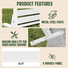 Diyfire Privacy Screen Outdoor 72" HDPE Fence Panel for Patio