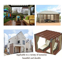 Outdoor Clear Vinyl Patio Enclosure, Outdoor Tarp Curtains with Zipper Doors, Zipper door transparent tarpaulin,Tarp Side Panels,for Pergola, Balcony, Porch, Gazebo ( Size : H2.6xW8m/H8.5xW26.2ft )