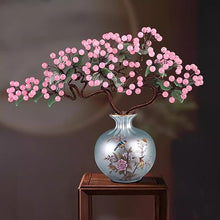 AMONG Artificial Bonsai Tree Jade Bonsai Jade Living Room Ornament Home Modern Ornament Chinese Desktop Craft Jade Carving Ornament Office Decoration Bonsai, Small