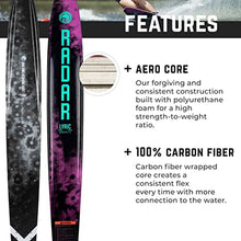 Radar Lyric Graphite Waterski 65" Carbon/Lilac/Mint