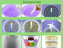 KFJZGZZ 2PCS Bean Sprout Machine, Household Automatic Intelligent Large-Capacity Sprouting Machine PTC Constant Temperature Cultivation Grain Seed Germination Kit
