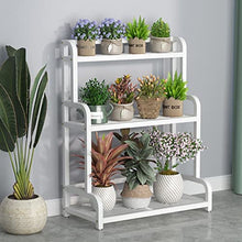 iumLeap 3 Tier Metal Planter Stand Plant Rack Flower Pot Holder Storage Rack Shelf Ladder Planter Shelves