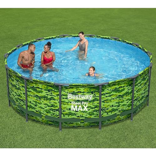 Bestway Steel Pro Max 14'x48 Camo Pool Set Multicolor