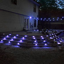 FVTLED LED Deck Lighting Kits, 30pcs WiFi Controller Φ1.97 Low Voltage LED Step Lights RGB Recessed Light Compatible with Alexa Google Home Smart Phone RGB Lamp, Bronze