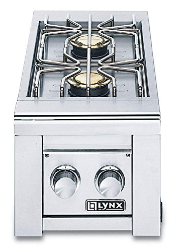 Lynx LSB2-2-NG Built-in Double Natural Gas Side Burner