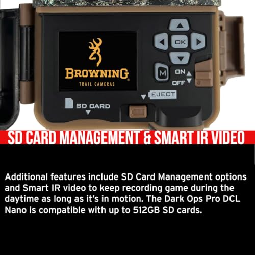 Browning Trail Cameras Strike Force Pro DCL Nano 26MP Bundle with 32GB Memory Cards and Card Reader