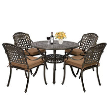 Onlyeah 5-Piece Outdoor Furniture Dining Set with Cushions