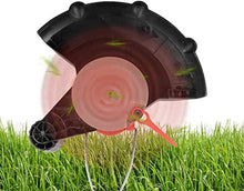 AMYYTL Rotary Mowers 30cm Cutting Diameter, Adjustable Handle, Vertical Edge-Cutting Angle, Plant Guard Lawn Trimmer,Electric Gra