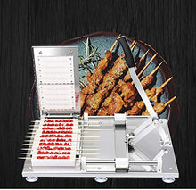 NEWTRY Manual Meat Skewers Kebab Machine 10 Strings Manual Meat BBQ Barbecue Skewers Doner Kebab (Upgrade)