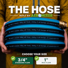 Aeromixer THE HOSE 1 Inch Garden Hose 100 Ft All-In-One Watering Kit