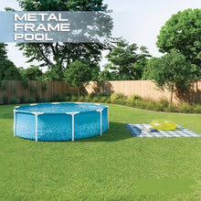 10ft x 30in Beachside Round Metal Frame Above Ground Pool Set