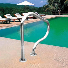 MSHOSAC Pool Grab Rail for Safety, Stainless Steel Handrail for Indoor/Outdoor Use, Easy Install Pool Accessory for Seniors & Kids