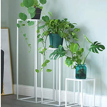 ZOCWJK Plant Stands,Iron Flower Stand,Floor Indoor Green Plant Flower Pot Stand,Marble Flower Table Living Room Racknishings/White/Small,