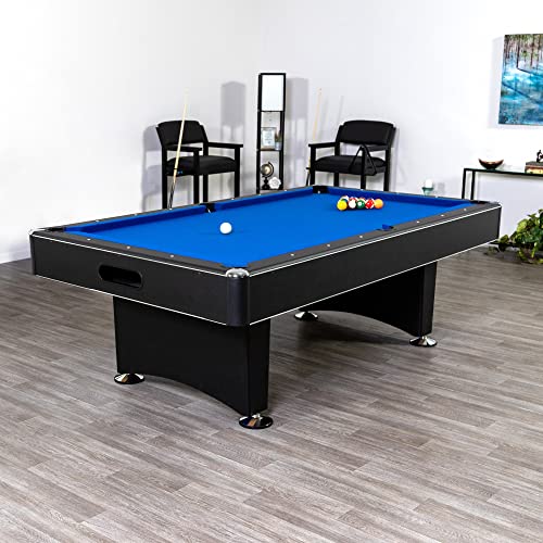 Hathaway Hustler 8-ft Pool Table with Ball Return Blue