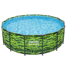 Bestway Steel Pro Max 14' x 48" Camo Pool Set with Pump and Ladder