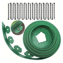 10M L Shaped Retaining Edge Board for Landscaping Garden Border to Divide Lawn from Gravel Pathway Edging(Black-10CMx10m)