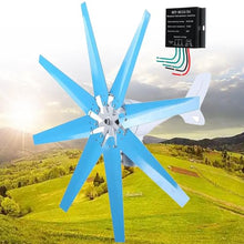 16000W/20000W Solar Wind Power Kit Wind Turbine Kit 12V 24V 48V Wind Turbine Generator with 8/10 blades - Off Grid power for Boat,Caravan,Motorhome,Lighting,Shed,Hut,Log Cabin(16000W(8 blades),48V)