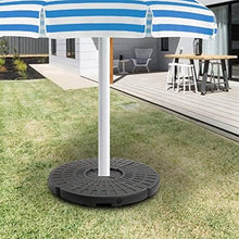 ZyLiZz Beach Umbrella Bases, 4PCS Fan Shape Beach Umbrella Bases Sunshade Gravity Base Bag Sun Shelter Camping Tent Sandbags